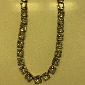 J.Crew square crystal necklace